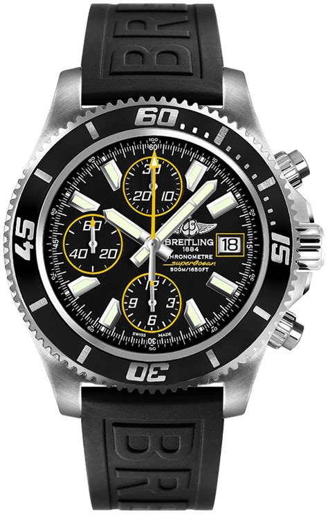 breitling super ocean a1334102 ba82 131s|Amazon.com: Breitling Men's A1334102/BA82SS Black Dial .